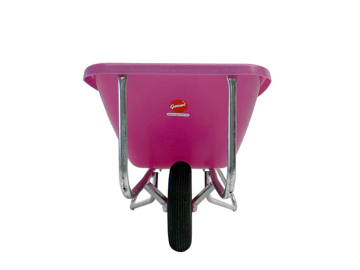 GROWI® Compactkarre Big Ben 1-rädrig 180 l in pink