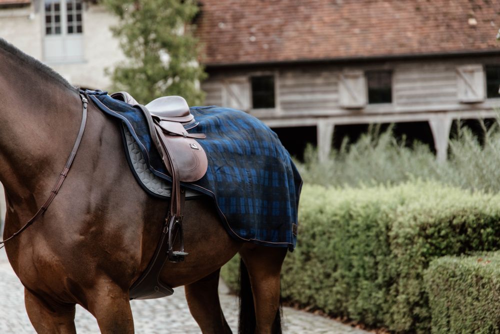 KENTUCKY® HORSEWEAR Ausreitdecke Heavy Fleece, kariert
