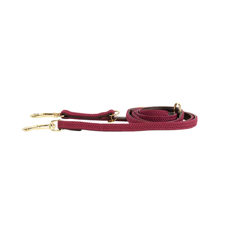 KENTUCKY® DOGWEAR Hundeleine geflochtenes Nylon 200 cm, bordeaux