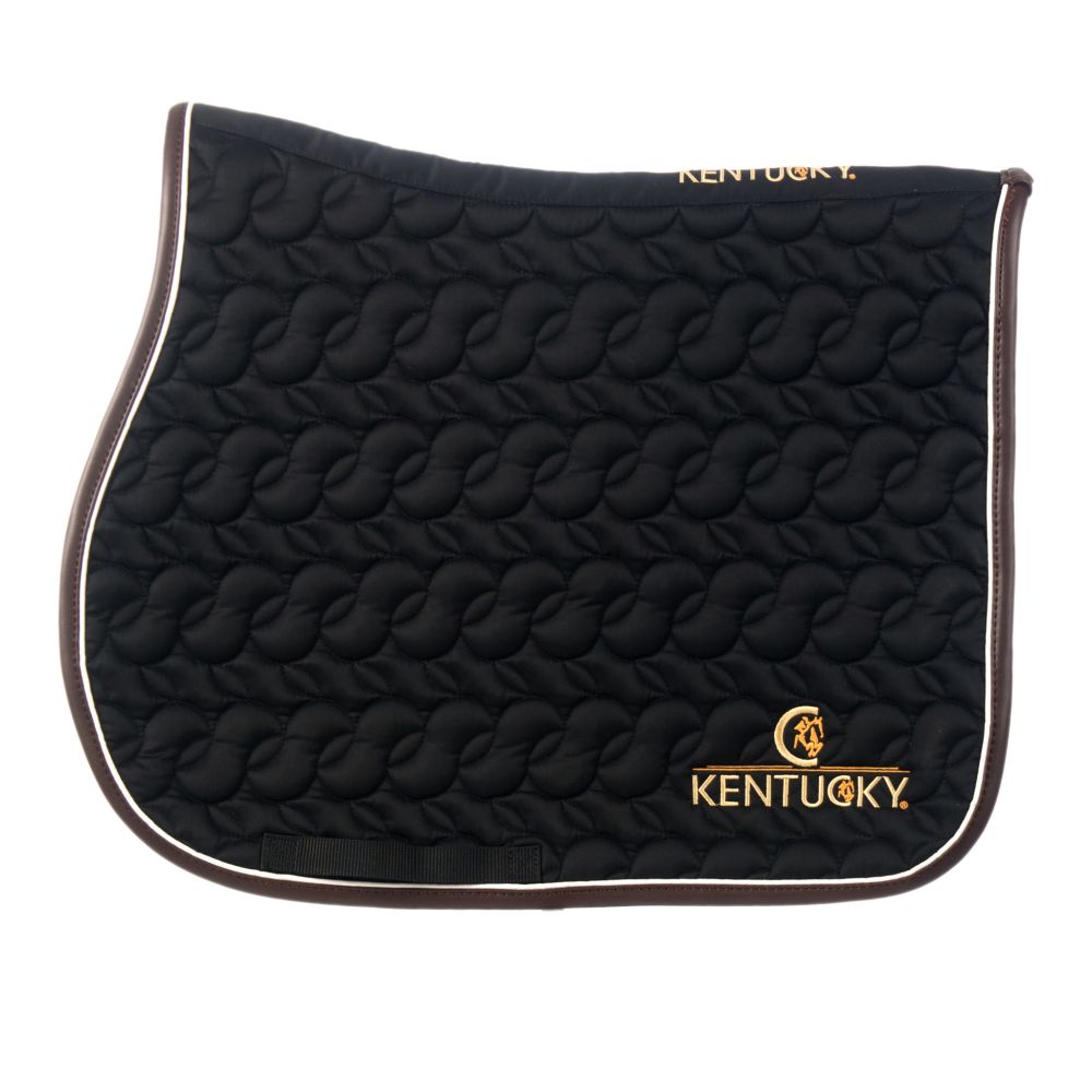 KENTUCKY® HORSEWEAR Schabracke Springen, schwarz/weiß/braun