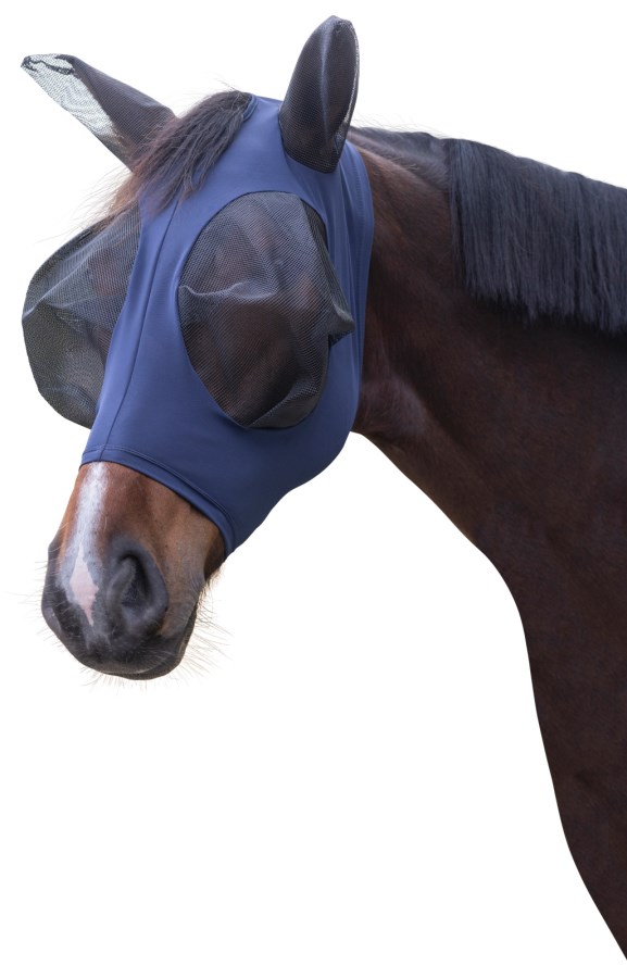 KERBL Fliegenschutzmaske FinoStretch, blau