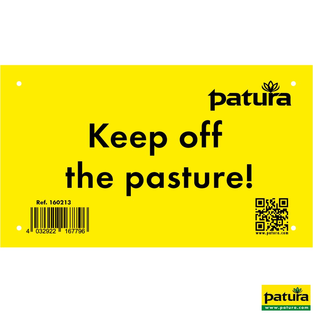 PATURA Warnschild, Weide betreten verboten