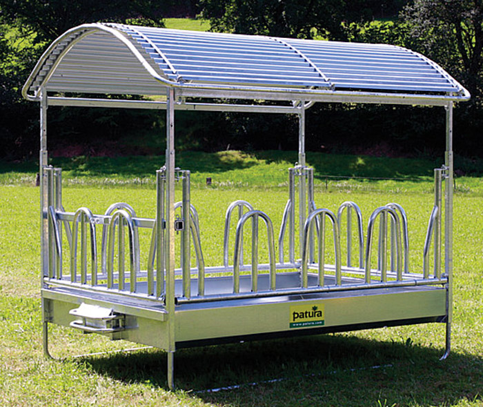 PATURA Großballenraufe mit Palisadenfressgittern
