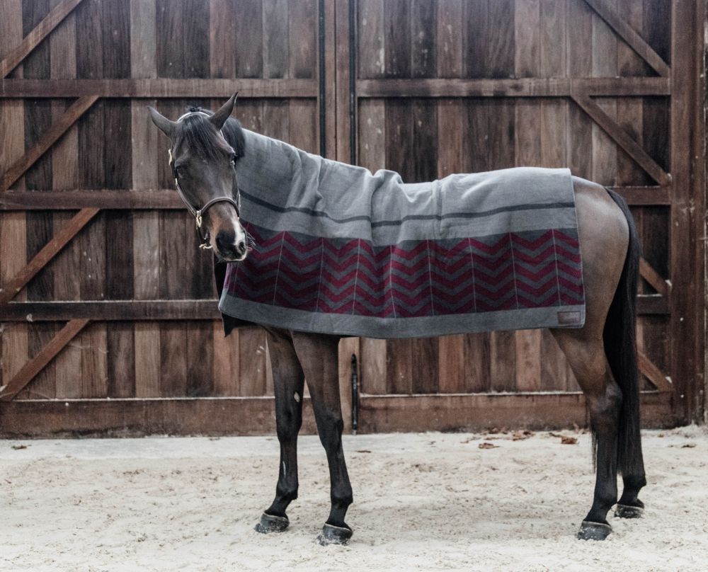 KENTUCKY® HORSEWEAR Fleecedecke Square Fishbone Heavy