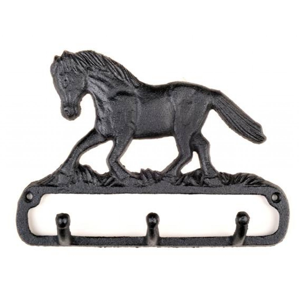 Garderobe mit laufendem Pferd