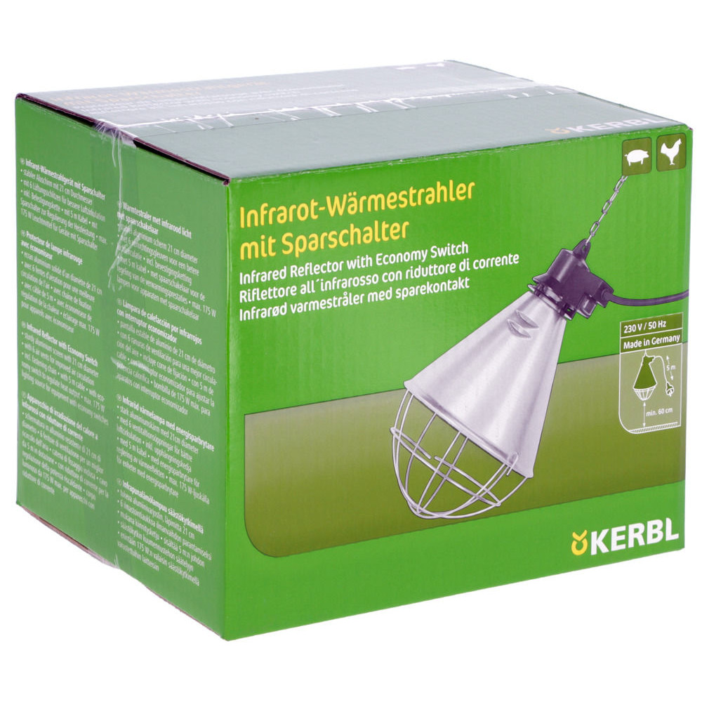 KERBL Infrarot-Wärmestrahlgerät - Durchmesser 21 cm