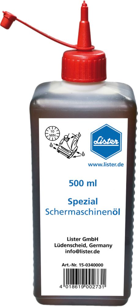 LISTER Spezial Schermaschinenöl Pferd