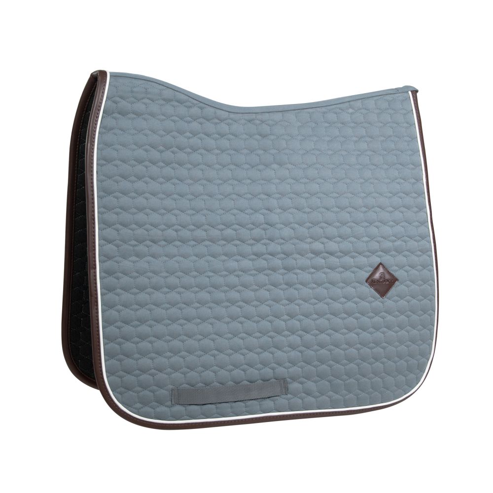 KENTUCKY® HORSEWEAR Schabracke Classic Leder Dressur, dusty blue