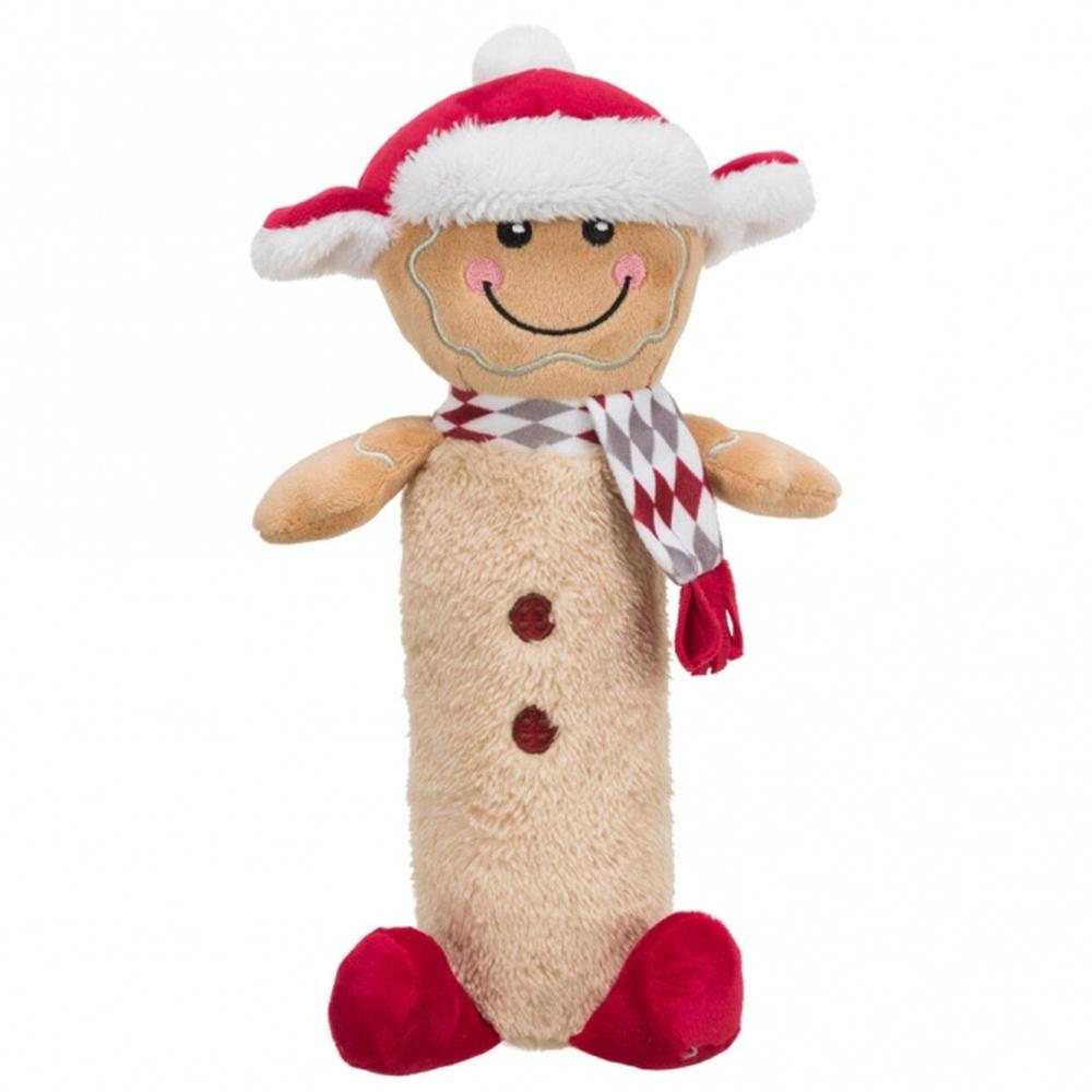 TRIXIE Xmas Knisterspielzeug Lebkuchenmann