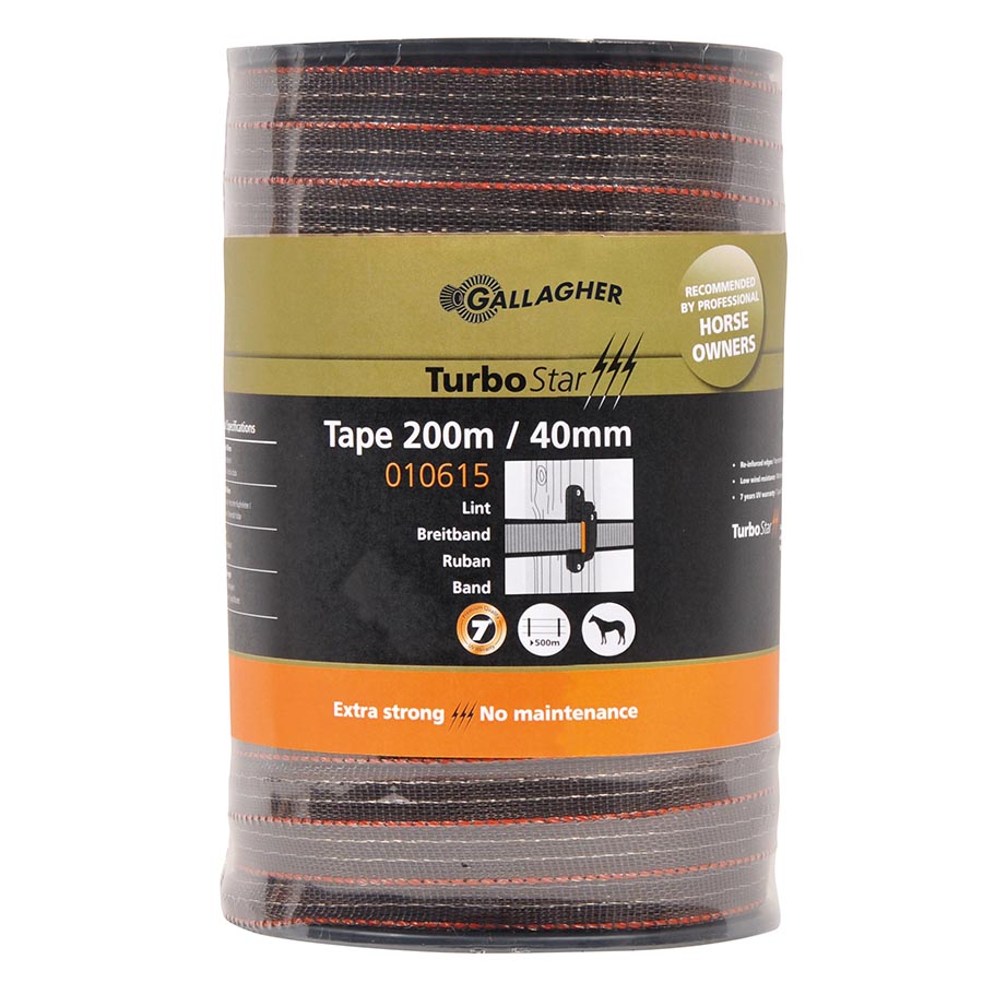 Gallagher TurboStar-Breitband 40 mm Super, 200 Meter