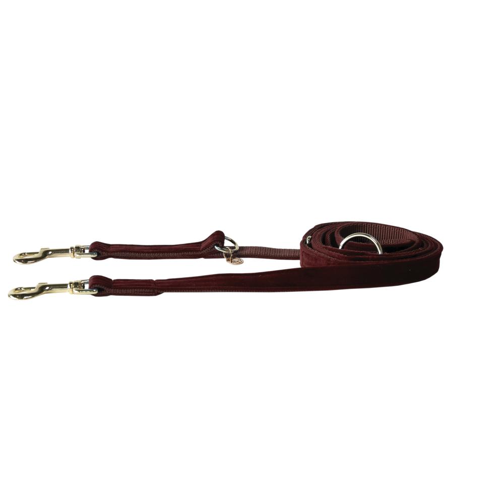 KENTUCKY® DOGWEAR Hundeleine Samt 200 cm, bordeaux