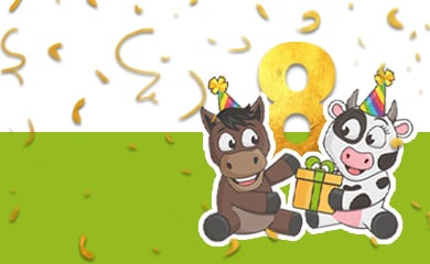 Geburtstagsrabatt – 8 Jahre – 8% Rabatt