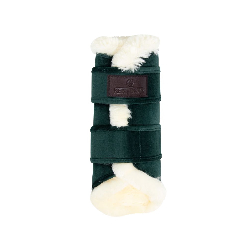 KENTUCKY® HORSEWEAR Gamaschen Velvet Contrast, pinien-grün