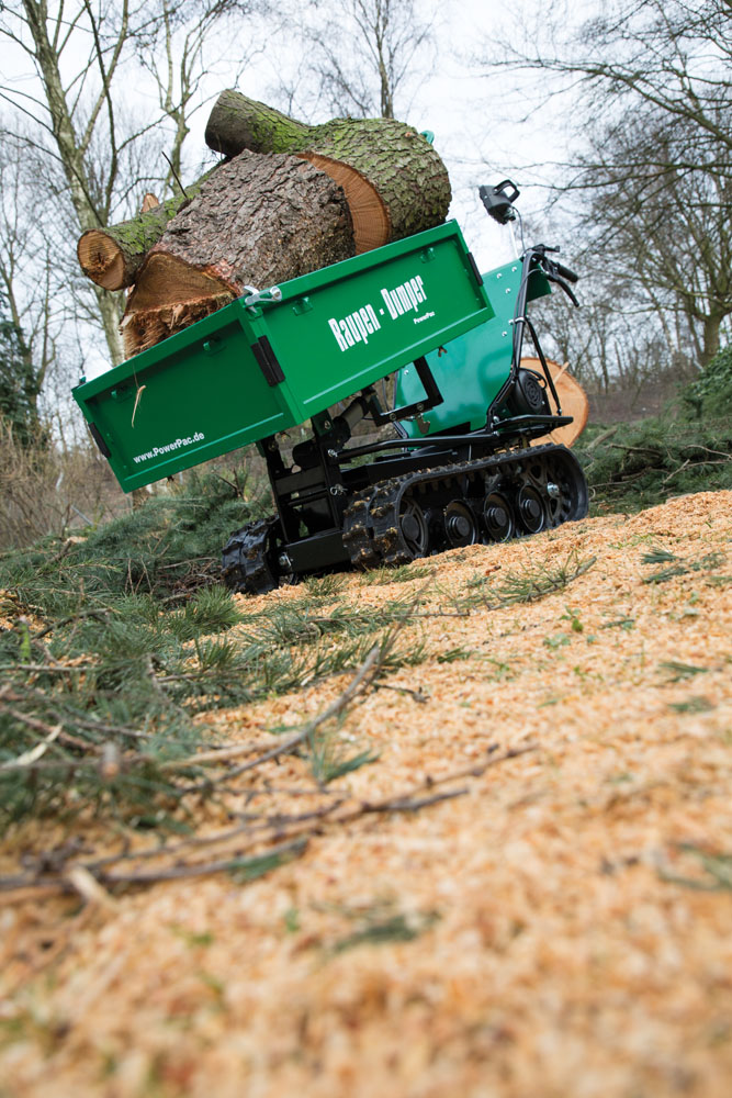 Motorschubkarre Akku-Raupen-Dumper, 500 kg