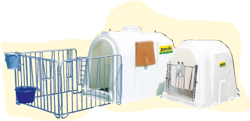 PATURA Umzäunung für Kälberhütte Ministar/Logistar
