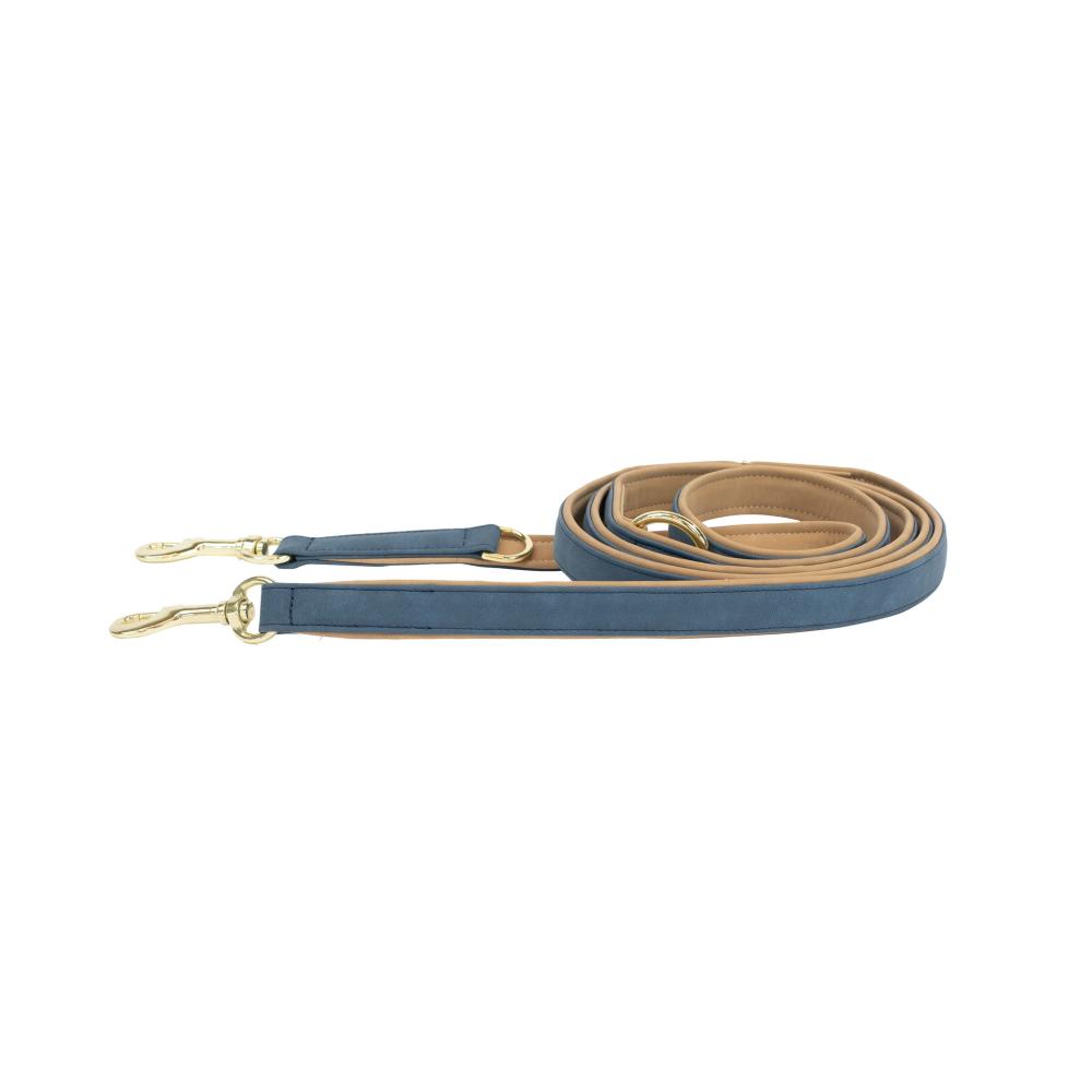 KENTUCKY® DOGWEAR Hundeleine aus veganem Leder, marine