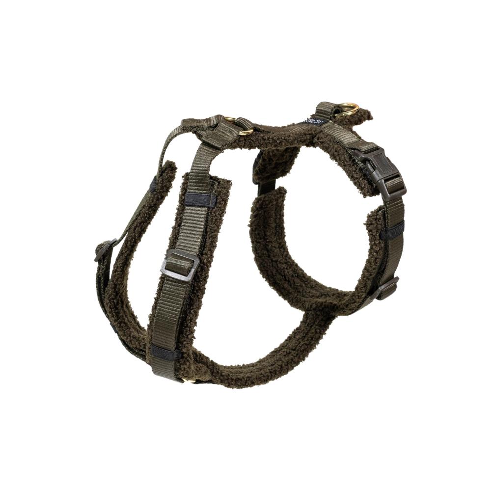 KENTUCKY® DOGWEAR Hundegeschirr Aktiv aus Teddyfleece, tannengrün