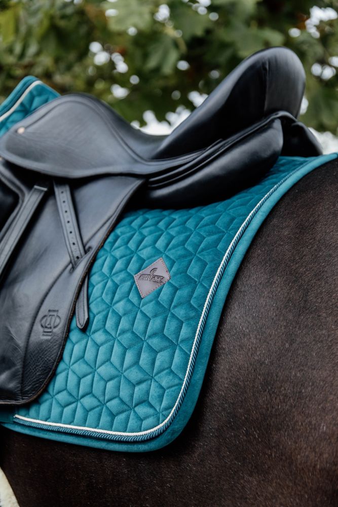 KENTUCKY® HORSEWEAR Schabracke Velvet Dressur,smaragdgrün