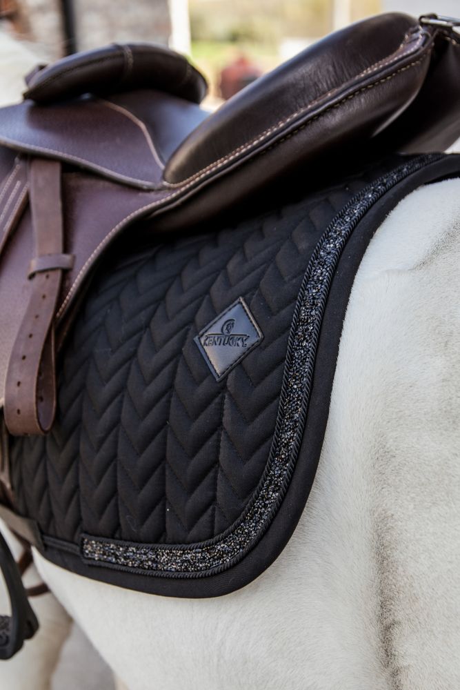 KENTUCKY® HORSEWEAR Pony-Schabracke Glitter Stone Springen, schwarz