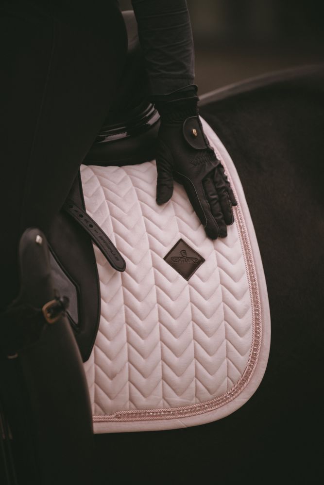 KENTUCKY® HORSEWEAR Schabracke Velvet Pearls Dressur, zartes rosa