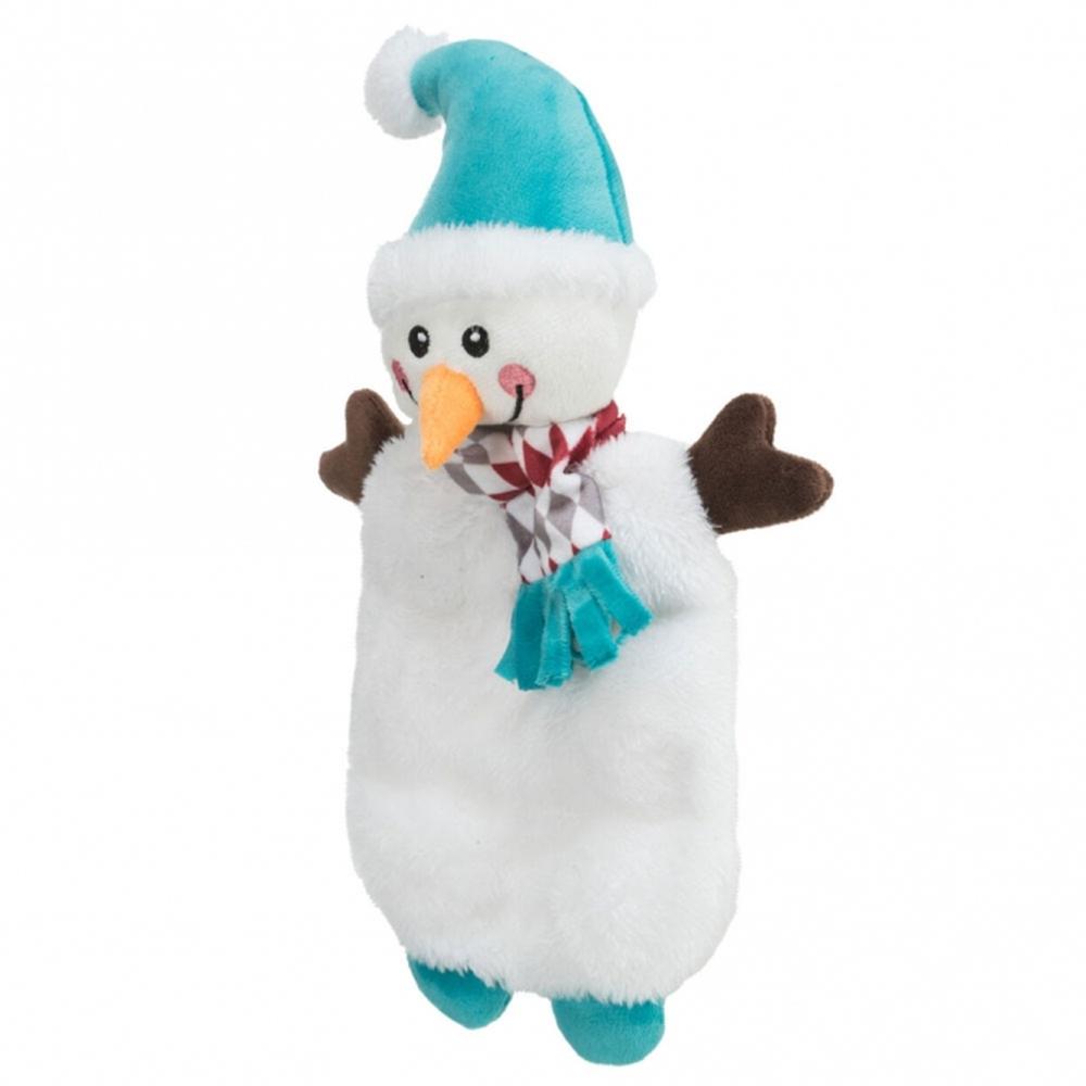 TRIXIE Xmas Schlenkertier Schneemann mit Stimme