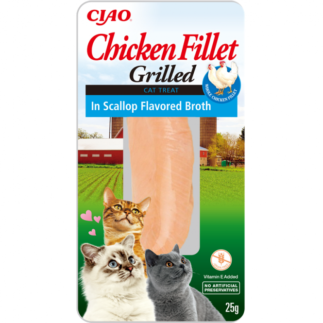 Inaba Churu Hühnchenfilet mit Jakobsmuschel - 25 g