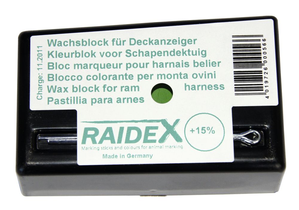 Wachsblock RAIDEX für Bocksprunggeschirr