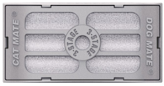 KERBL 3-Stufen Ersatzfilter für Trinkbrunnen, 4 Stück