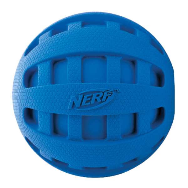 NERF DOG Squeak Checker Ball 