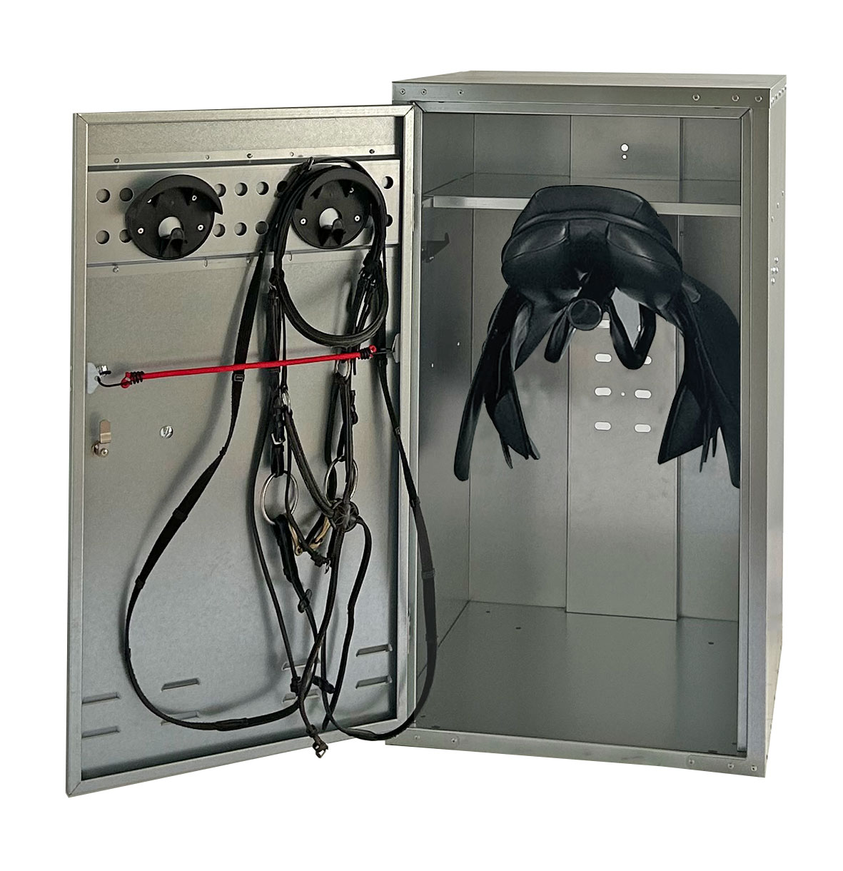 GROWI® Sattelschrank mit Vorrichtung für Vorhangschloss, 60 cm breit