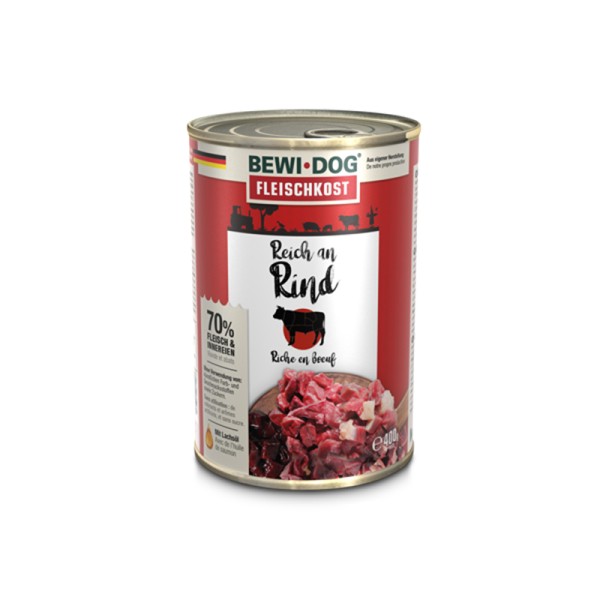 BEWI DOG® reich an Rind