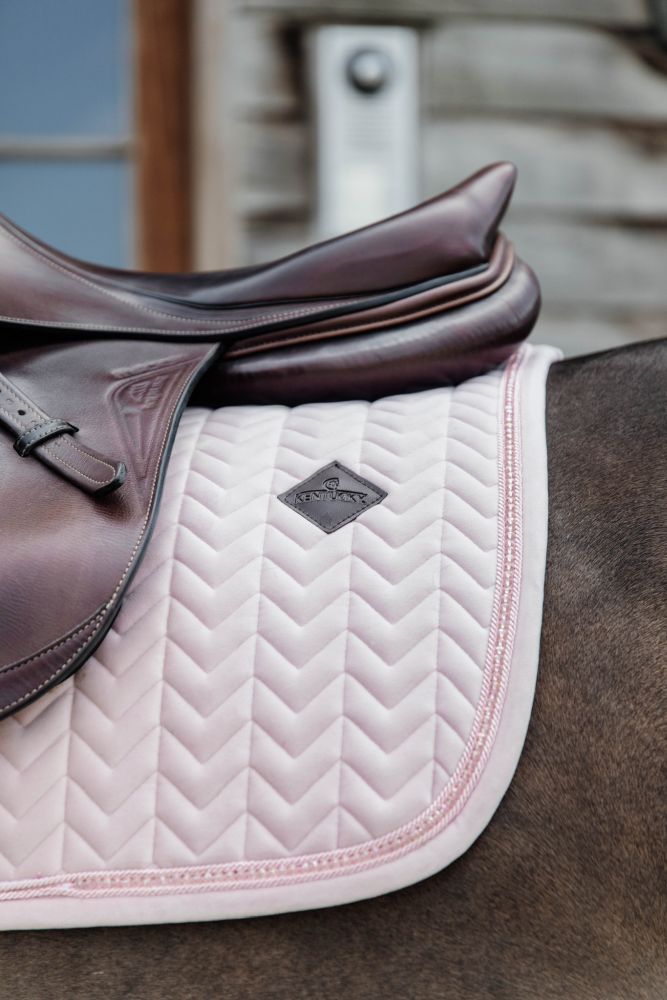 KENTUCKY® HORSEWEAR Schabracke Velvet Pearls Springen, zartes rosa