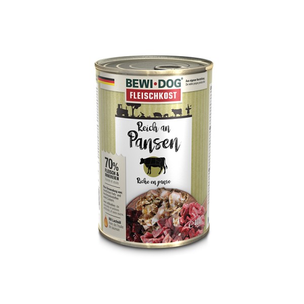 BEWI DOG® reich an Pansen