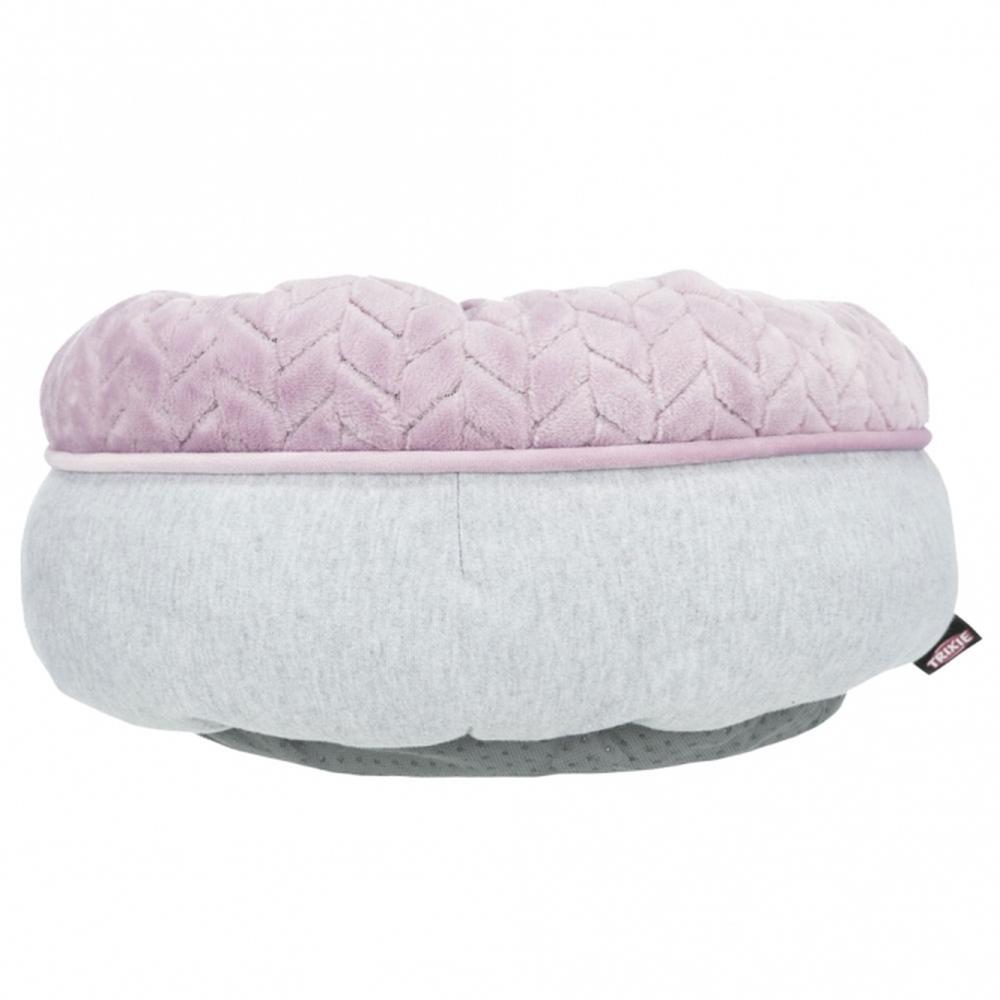 TRIXIE Junior Bett - ø 40 cm, hellgrau/flieder