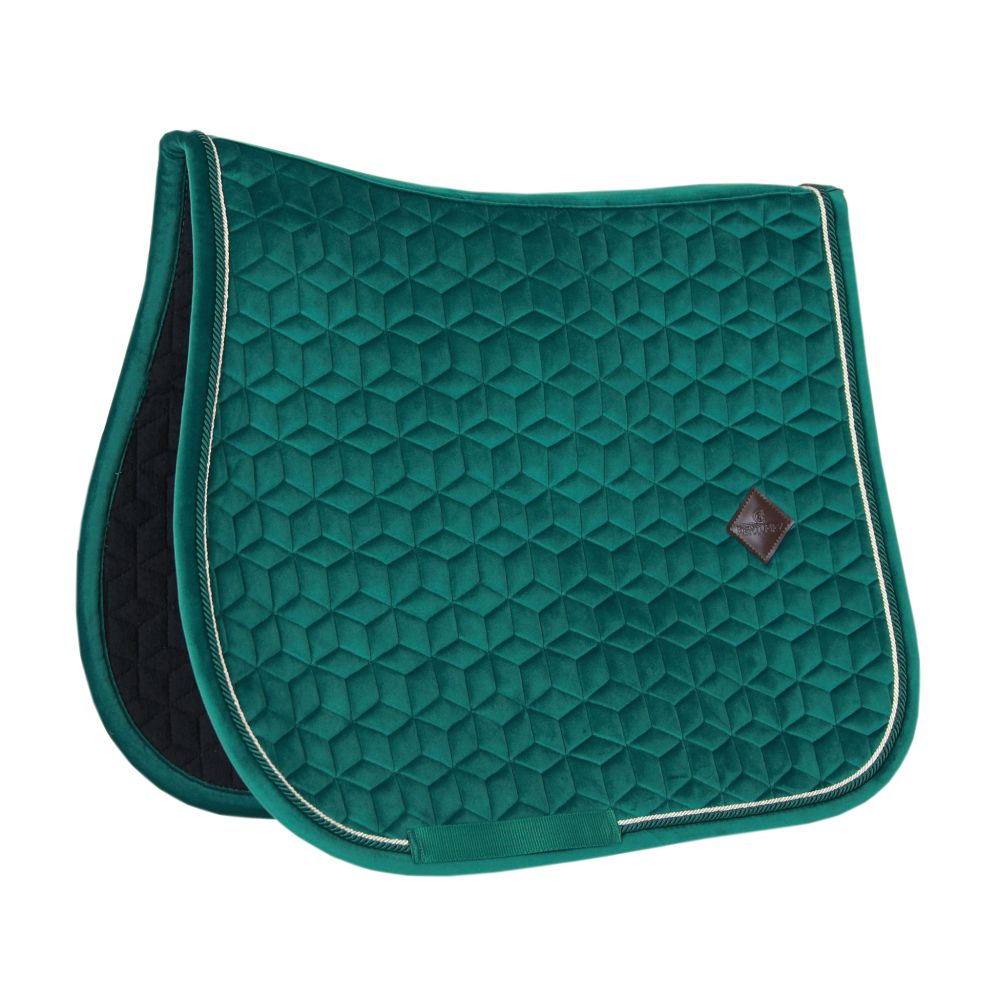 KENTUCKY® HORSEWEAR Schabracke Velvet Springen, dunkelgrün