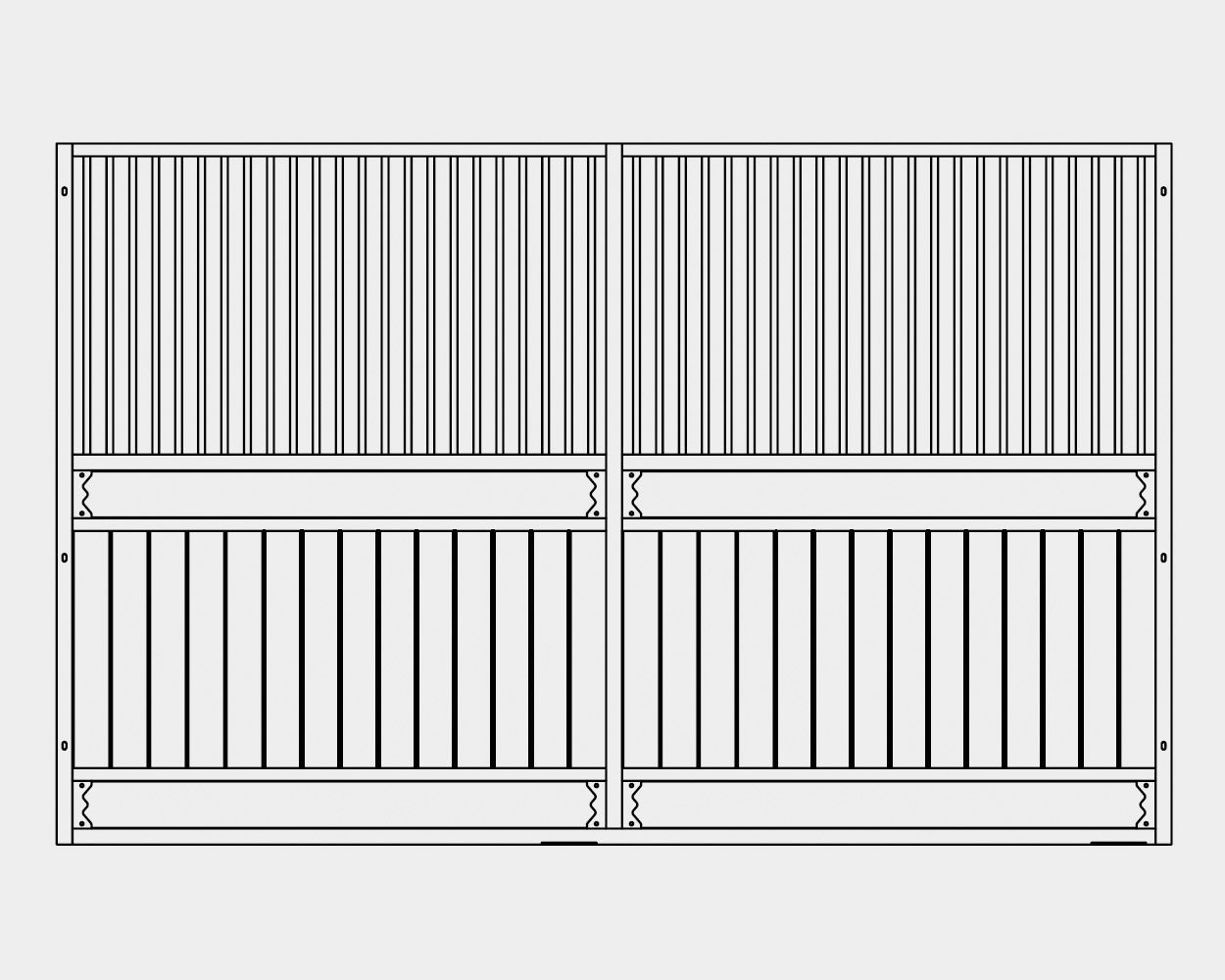 GROWI® Boxentrennwand Morengo