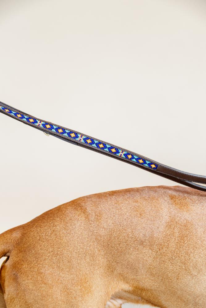 KENTUCKY® DOGWEAR Hundeleine Pearls 250 cm, blau
