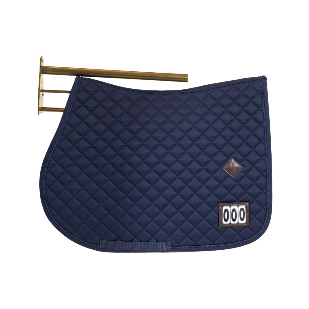 KENTUCKY® GROOMING DELUXE Sattelhalter mit Schabrackenhalter, gold