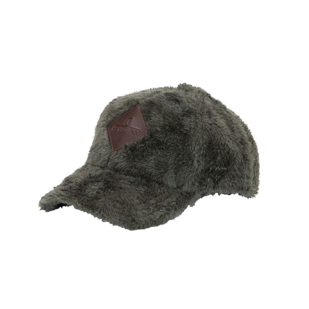KENTUCKY® HORSEWEAR Basball Cap Teddy Fleece, pinien-grün