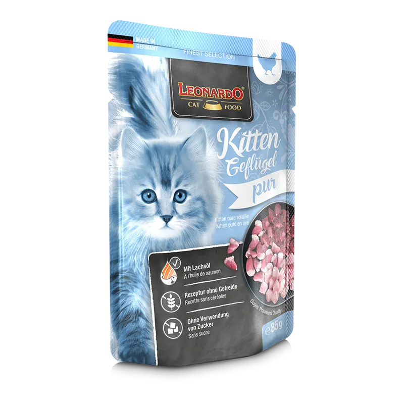 LEONARDO® Kitten Geflügel pur