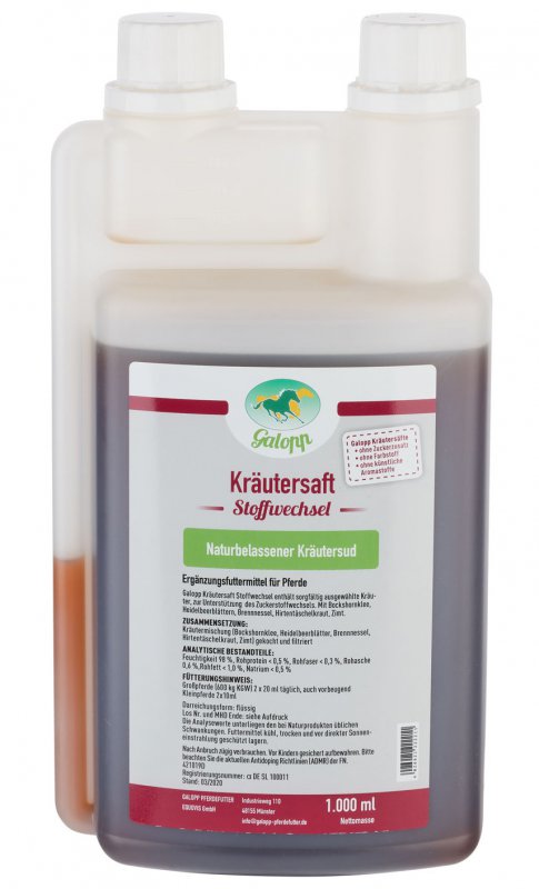 GALOPP Kräutersaft Stoffwechsel