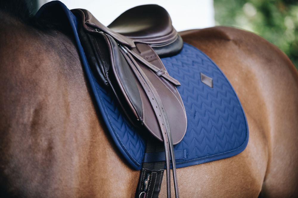 KENTUCKY® HORSEWEAR Schabracke Fishbone Springen, marine