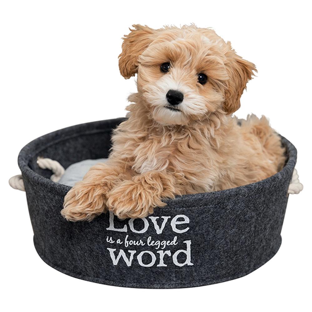 TRIXIE Kuschelbett Lian, rund, grau