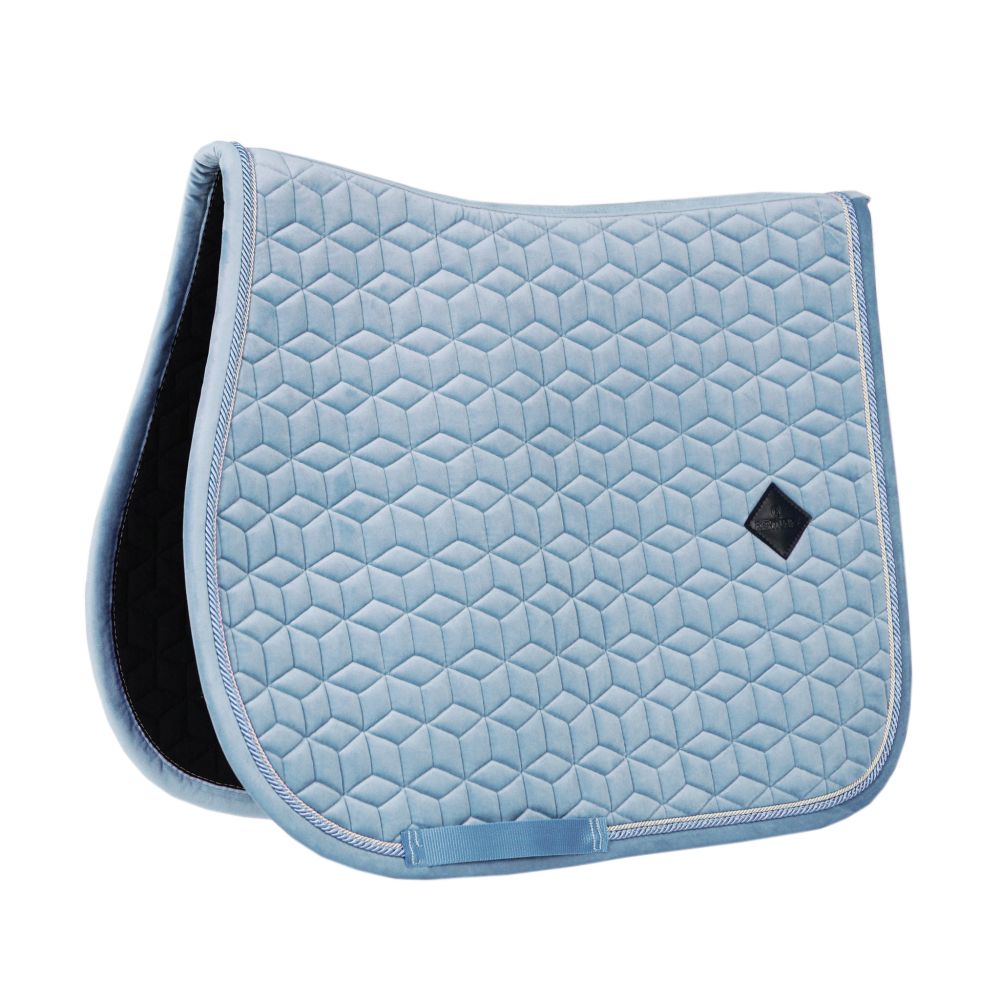KENTUCKY® HORSEWEAR Schabracke Velvet Springen, hellblau