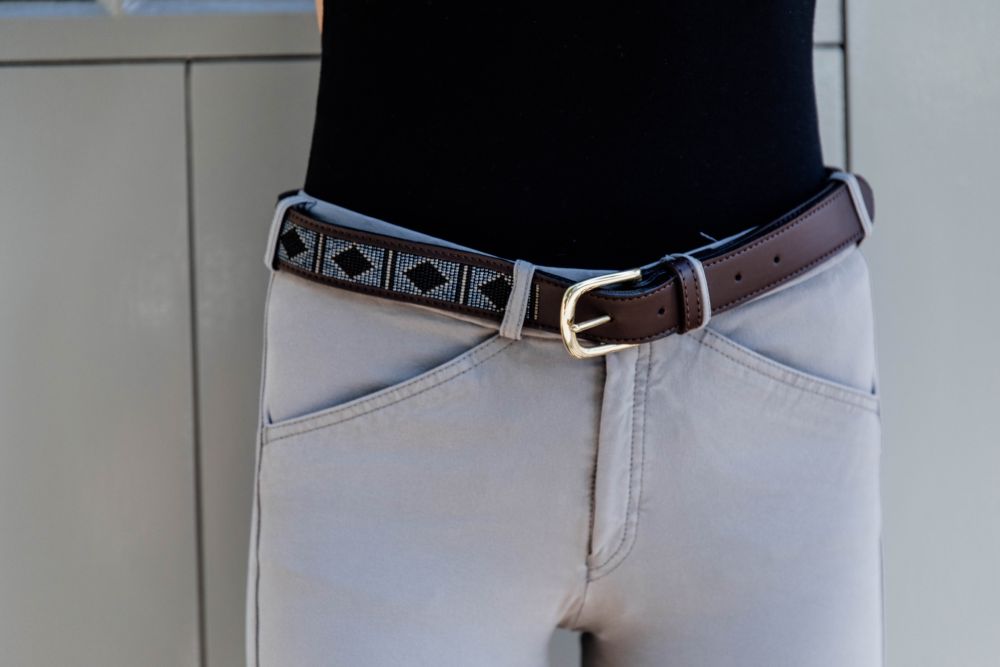 KENTUCKY® HORSEWEAR Pearls Gürtel, silber