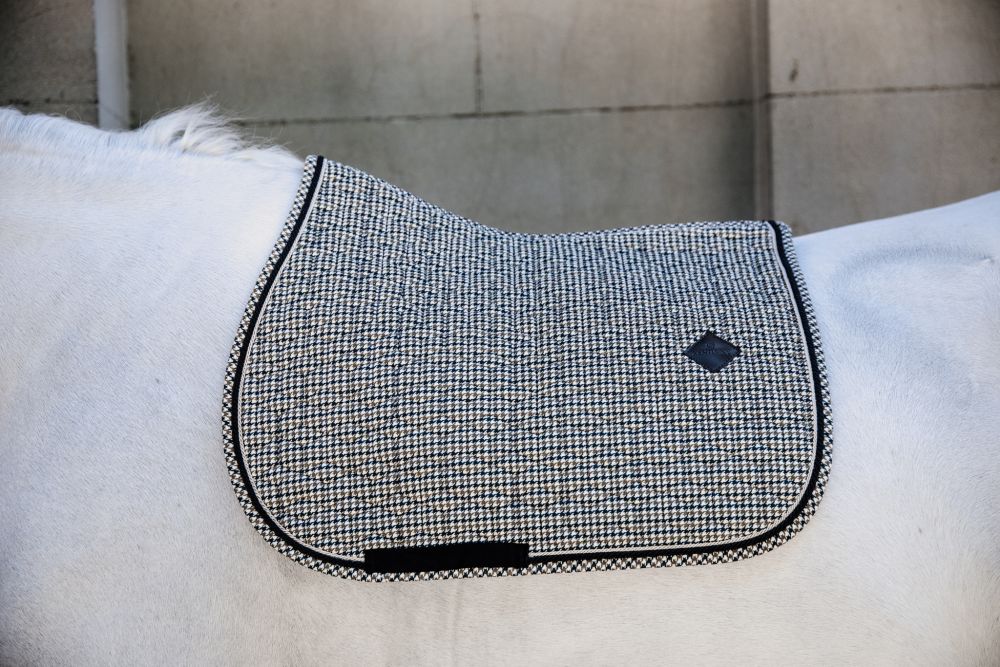 KENTUCKY® HORSEWEAR Schabracke Pied-de-Poule Springen, schwarz