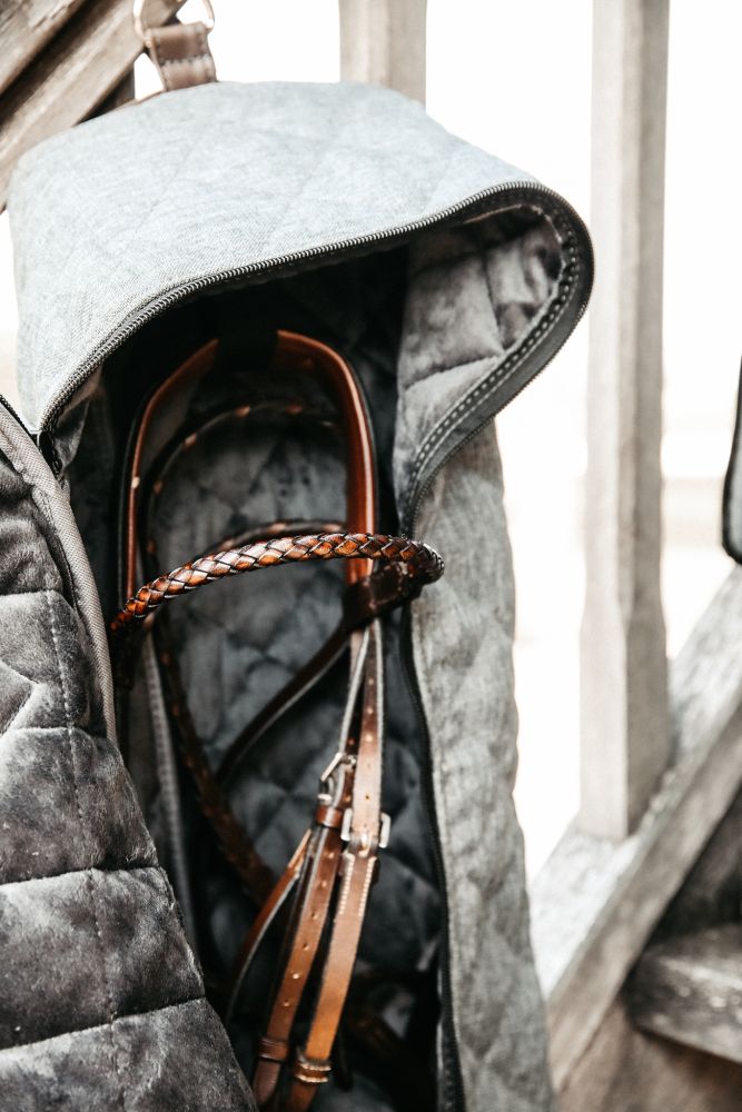 KENTUCKY® HORSEWEAR Trensentasche, Größe: L, grau