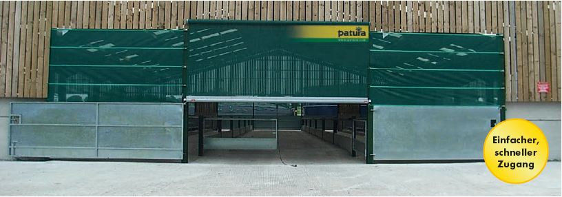 PATURA Windschutz-Zugrollo 2,50 Meter Breite