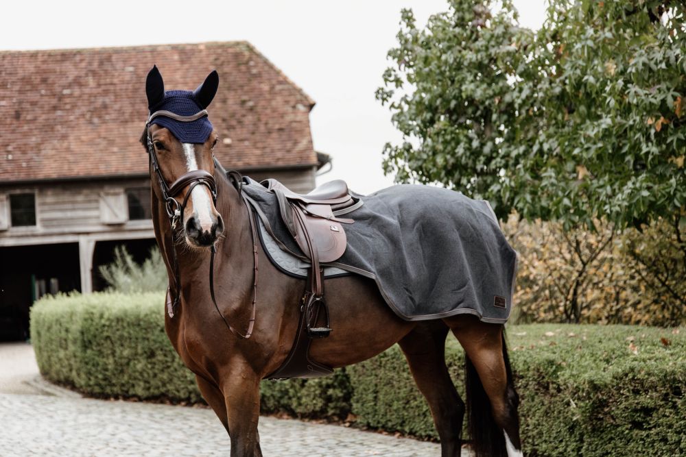 KENTUCKY® HORSEWEAR Ausreitdecke Heavy Fleece, dunkelgrau