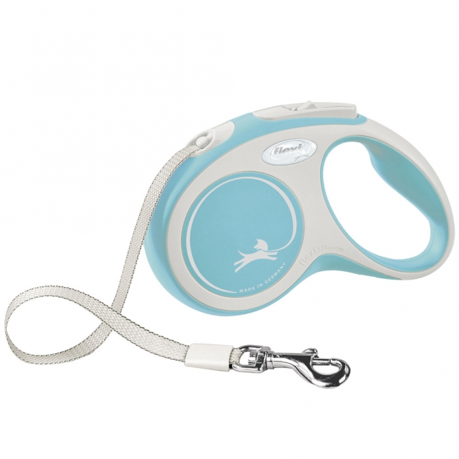 FLEXI Rollleine New COMFORT Gurt - 5m, bis 15kg 